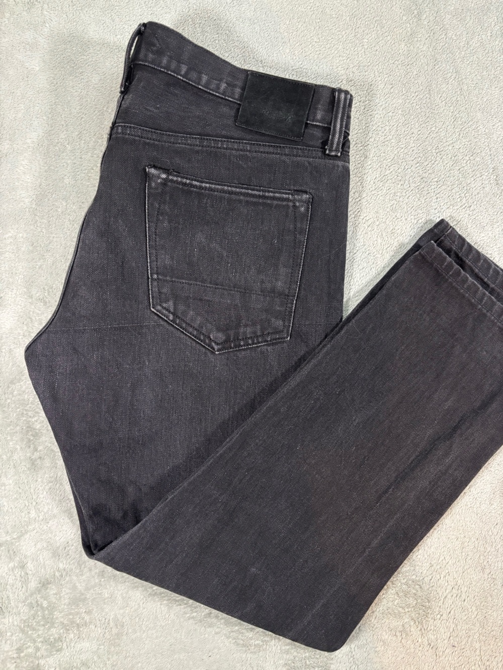 Tom Ford Men's Regular Fit Washed Black Denim Jeans Made in USA Sz 34